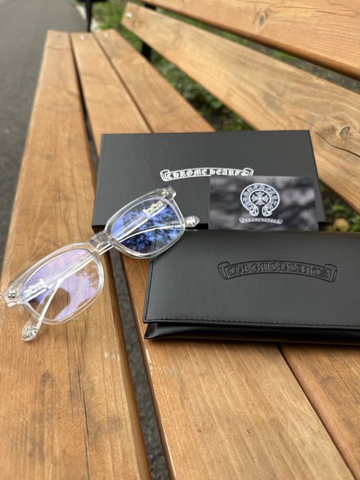 Очили Chrome Hearts Blue Lens