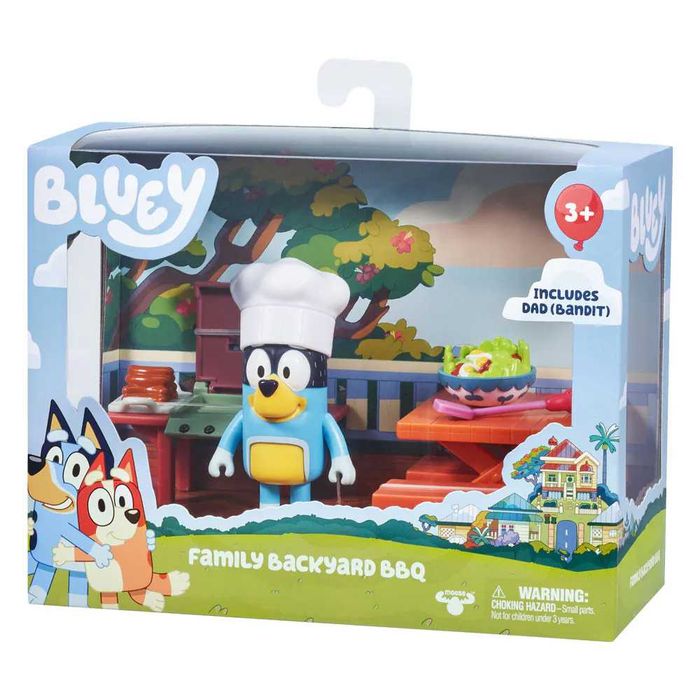 BLUEY Барбекю на двора с фигура Блуи