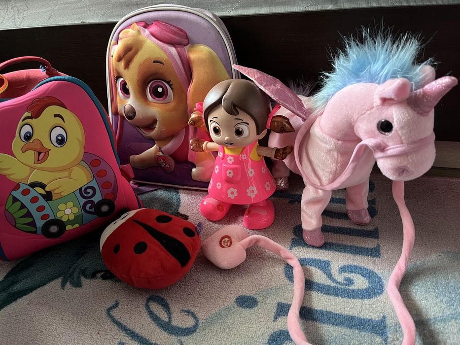 Лот играчки Раница Скай/ еднорог за разходка