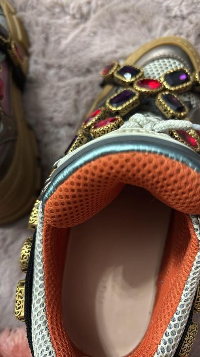 Sneakersi Gucci originali nr 35 cu cristale