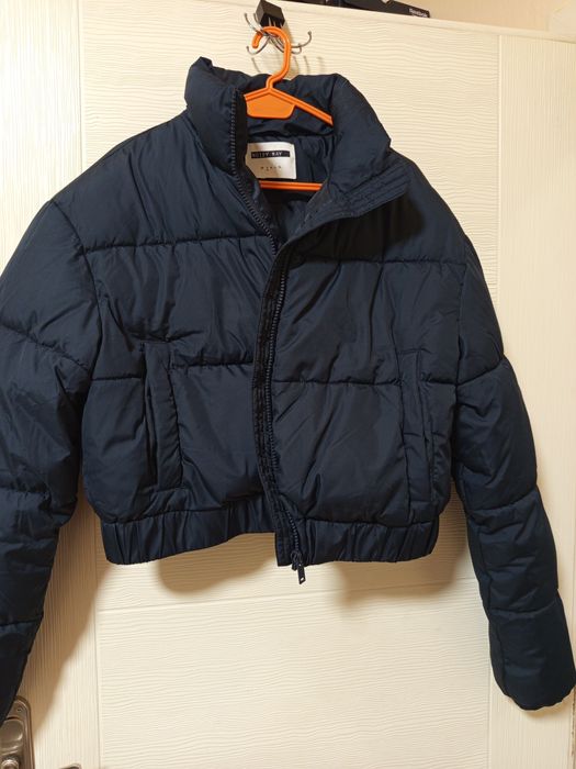 Дамско късо синьо яке