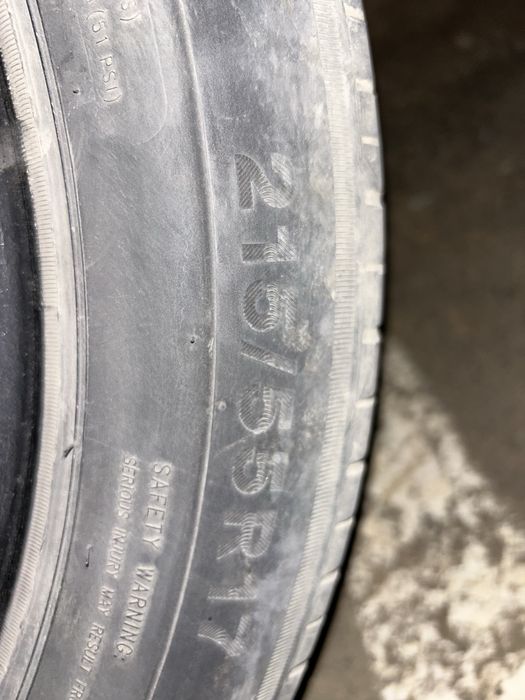 Продам шины 215:55:17