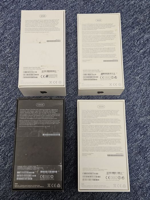Lot set 4 cutii Apple Iphone 6 si 7