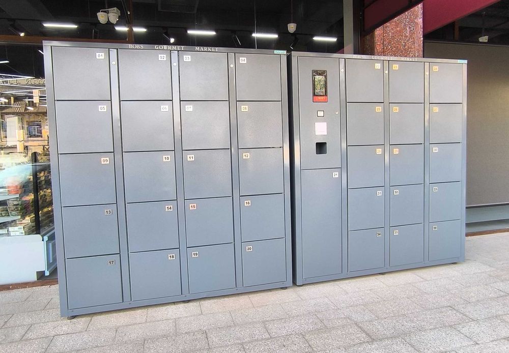 Супермаркет учун стеллаж, горка, витрина, холодильник, касса