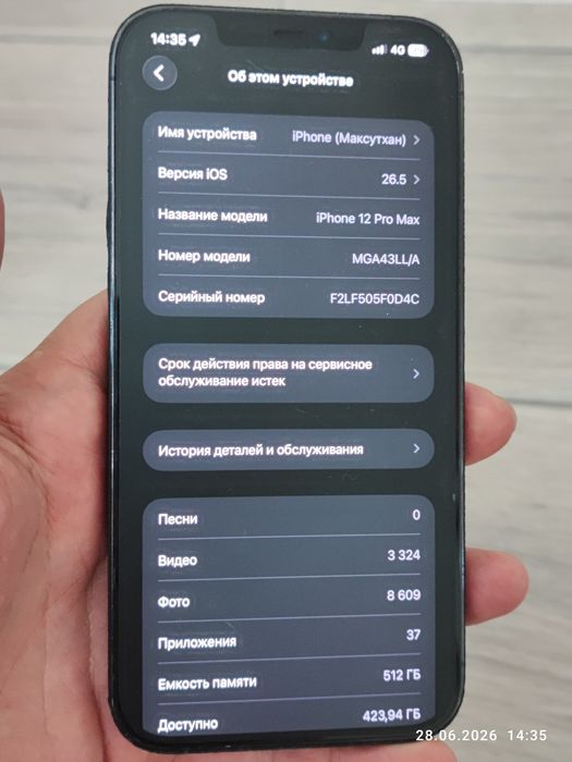 iPhone 12 pro max (512/80)