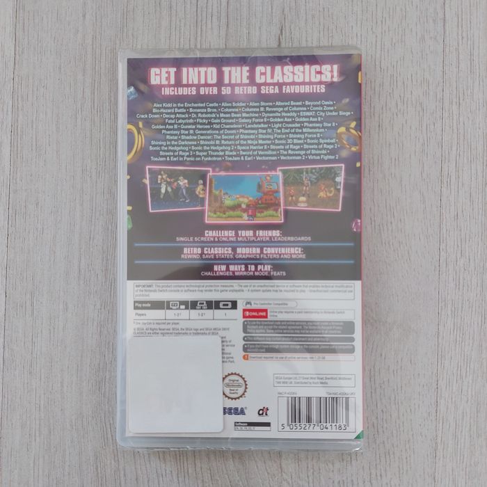 НОВА Sega Mega Drive Classics (50+ игри) – Nintendo Switch