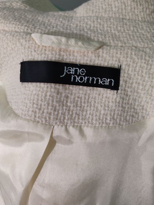 Кремаво вълнено палто Jane Norman