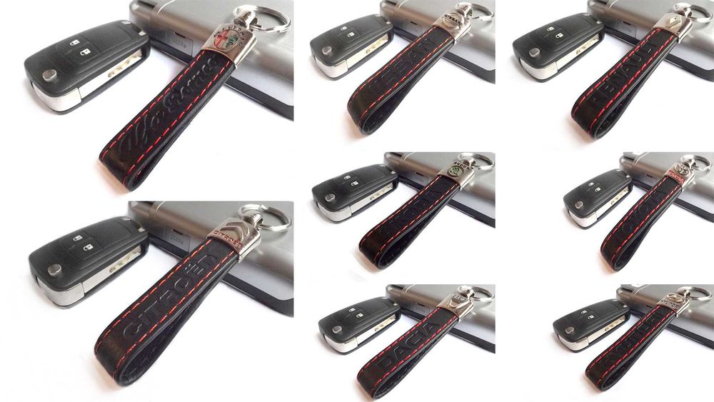 Автомобилни кожени ключодържатели за Volkswagen Skoda Seat Suzuki и др
