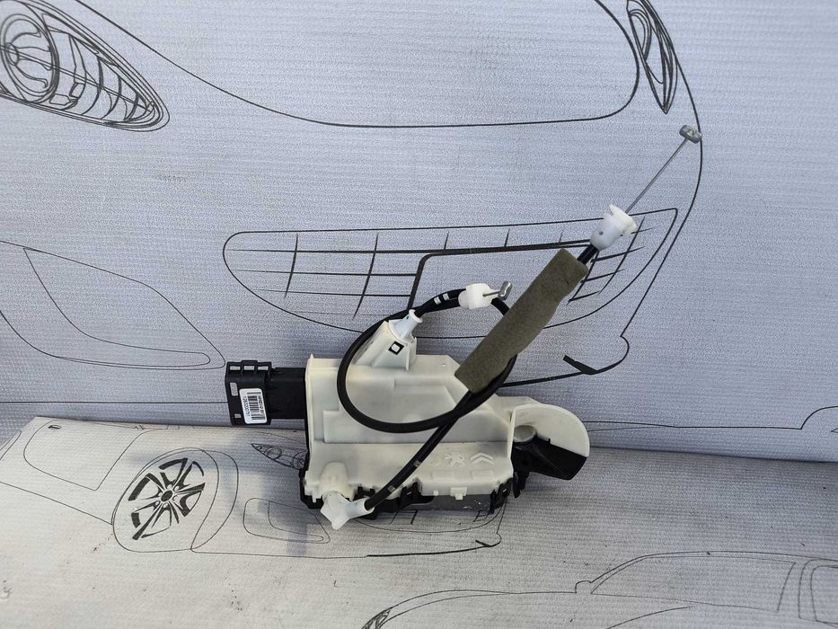 Broască / Mecanism Încuietoare Ușă Spate Stânga Citroen Berlingo / Peugeot Partner 2008-2018 Cod OEM 8719E4 (5C2)