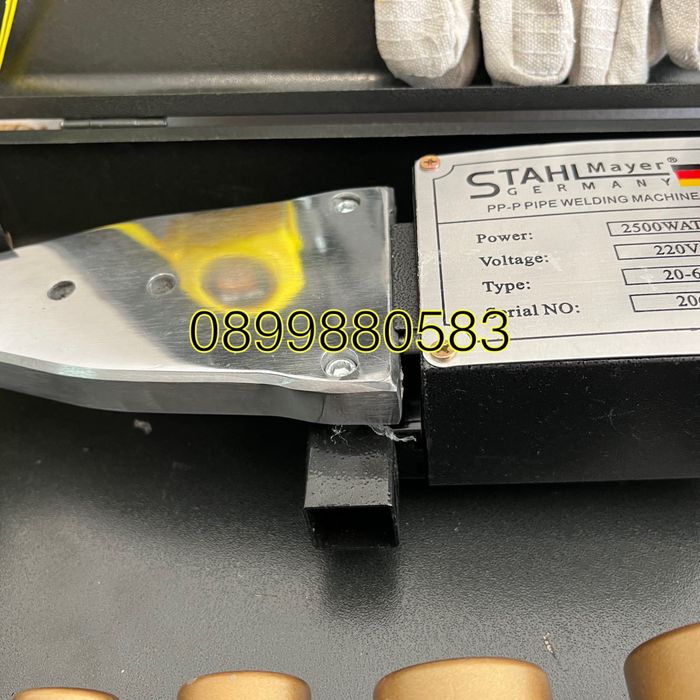 Лепачка за ППР тръби 2500W, 20-63мм, Поялник за полипропилен