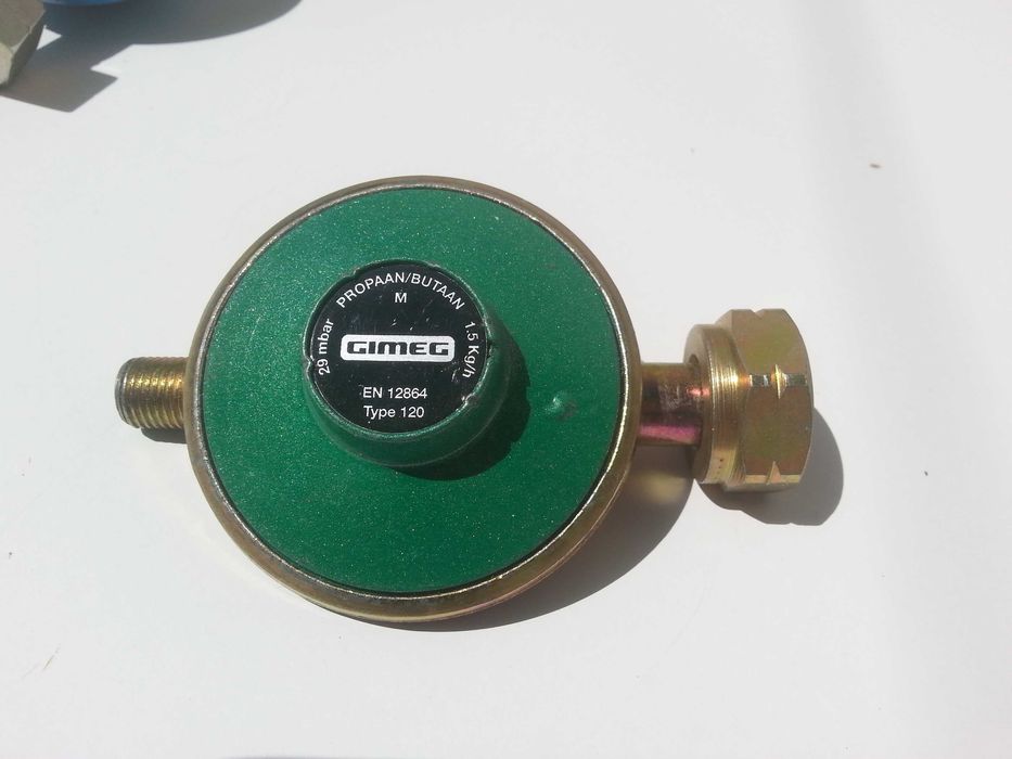 Ceas GIMEG Olanda camping rulota regulator furtun gaz 30/50 mB aragaz