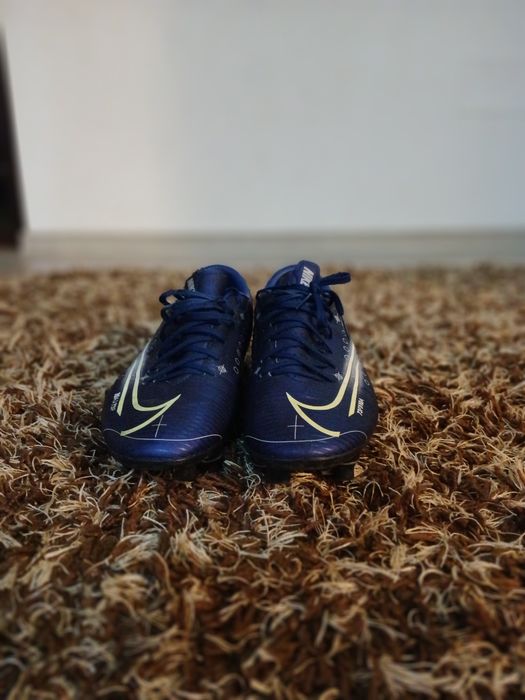 Ghete Fotbal Nike Mercurial Vapor 13 Elite FG Albastre-Neon Mărimea 41