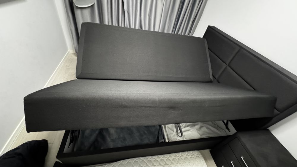 Луксозна спалня 160/200 + 2 бр нощни шкафчета | Като нова