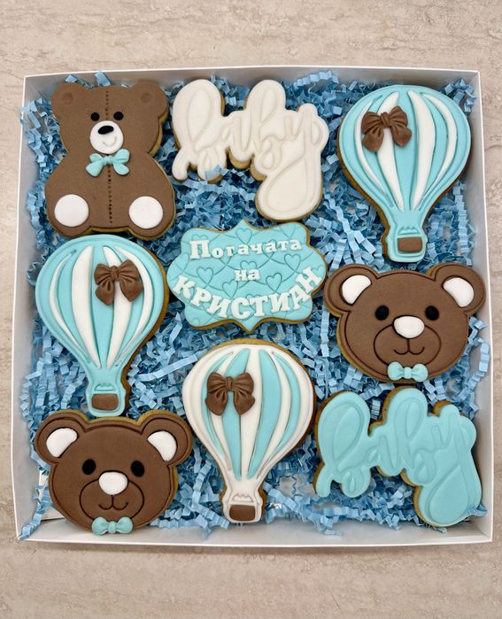 Тематични медени бисквитки - Кръщене, Погача, Рожден Ден, Завършване