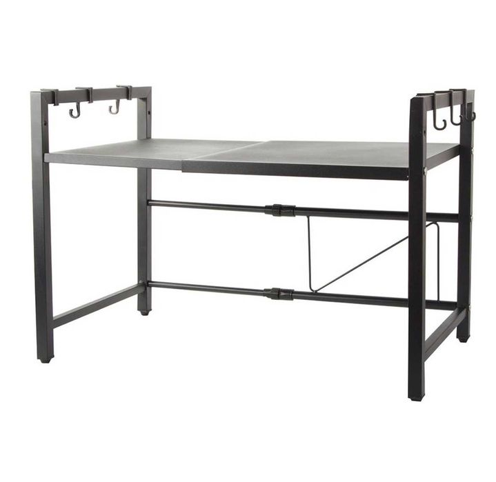 Регулируем метален рафт за микровълнова фурна, кухненски органайзер