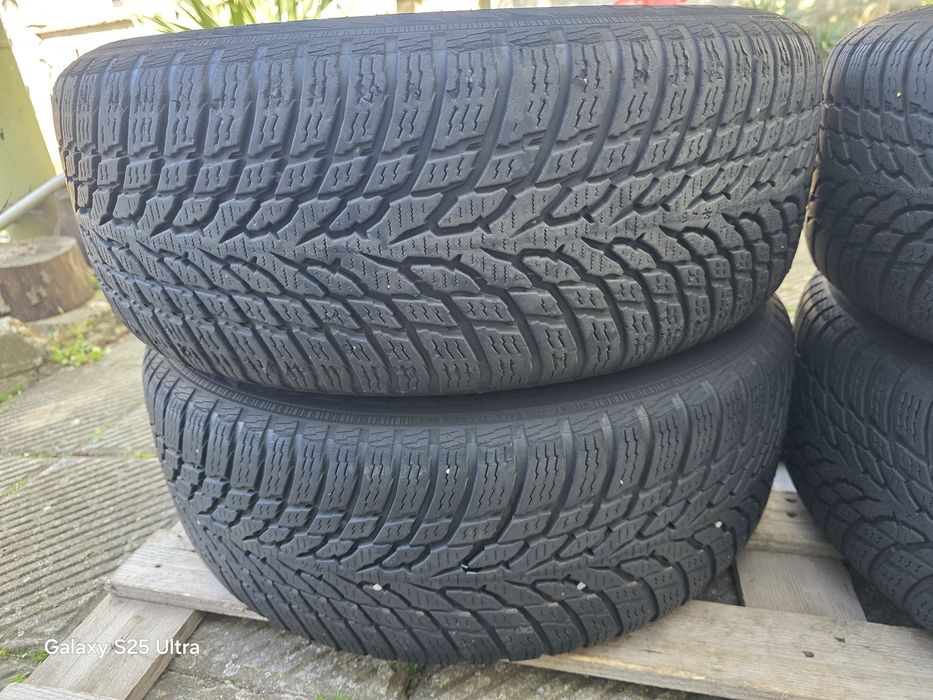 Лети джанти 16ки 5х108 Volvo + зимни гуми 205/55/16 Nokian