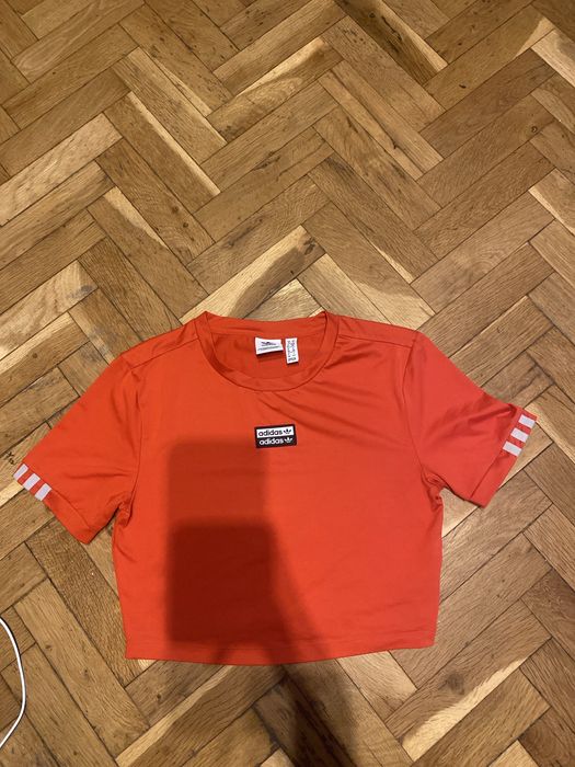Adidas червена тениска