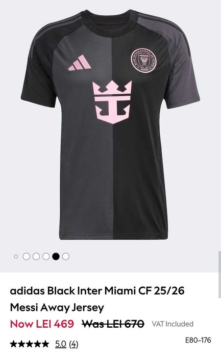 Vand tricou nou original adidas Messi Miami