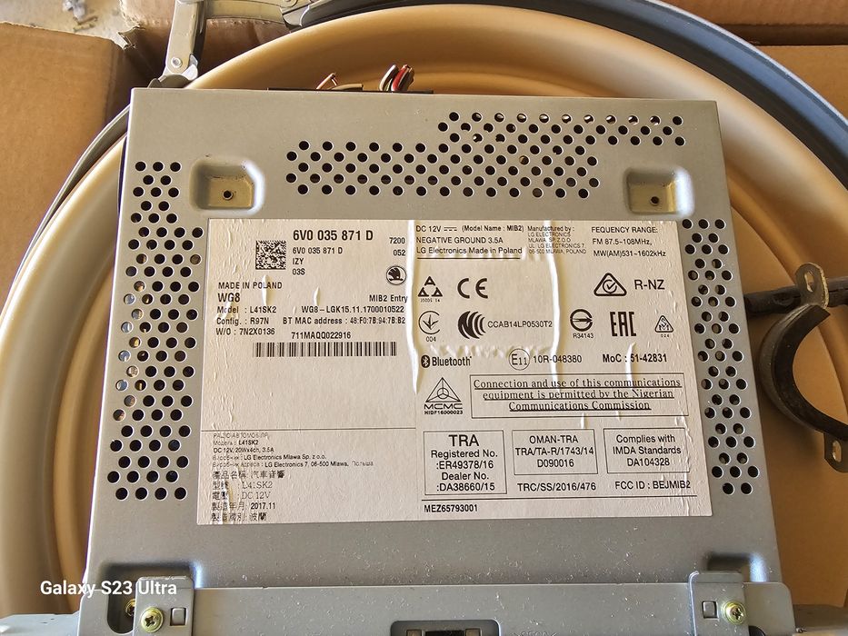 Radio CD Skoda Fabia