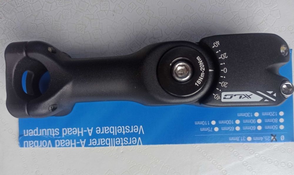 Регулируема лапа удължител за кормило на велосипед