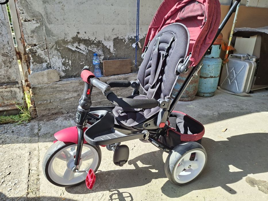 Триколка Lorelli - Jaguar Air 4 in 1, Red & Black Luxe
