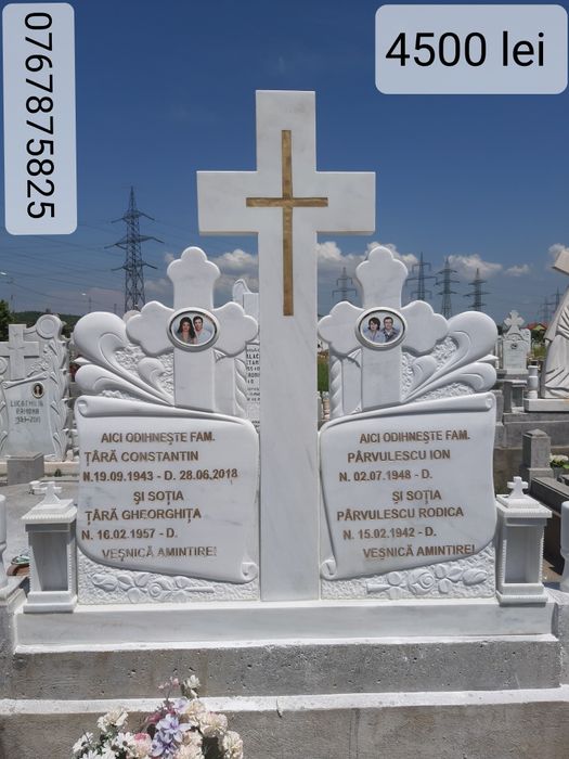 Monumente funerare cruci