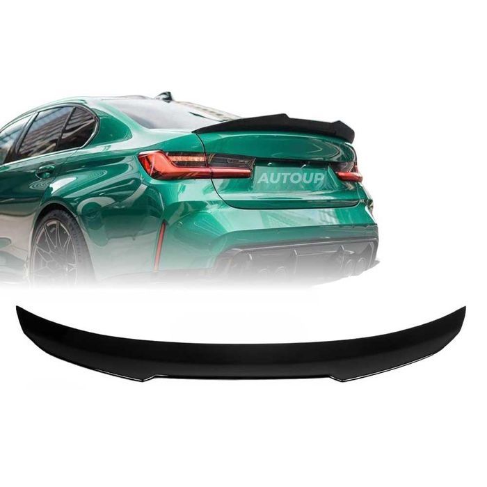 Eleron Spoiler BMW Seria 3 G20 2018+ High Kick PSM Style Negru Lucios
