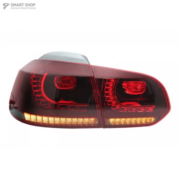 Bara Spate cu Stopuri Full LED VW Golf 6 VI (2008-2013) R20 Design Ros