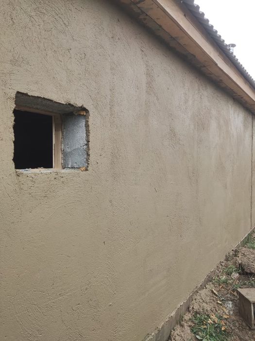 Левкас стен, штукатурка