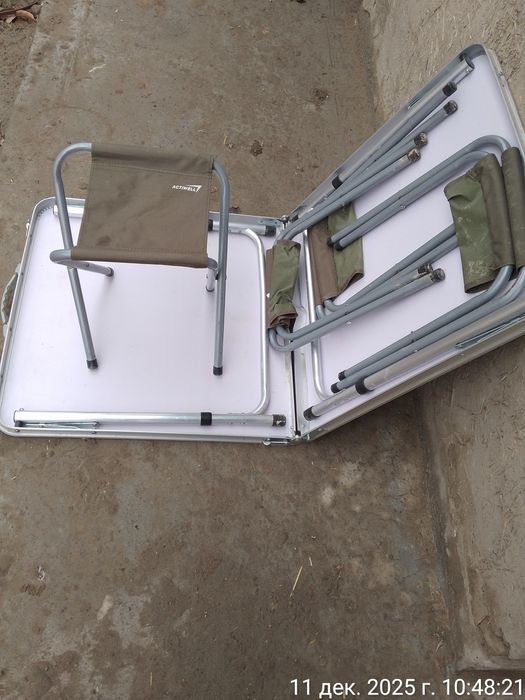 Йигиладиган стол стул