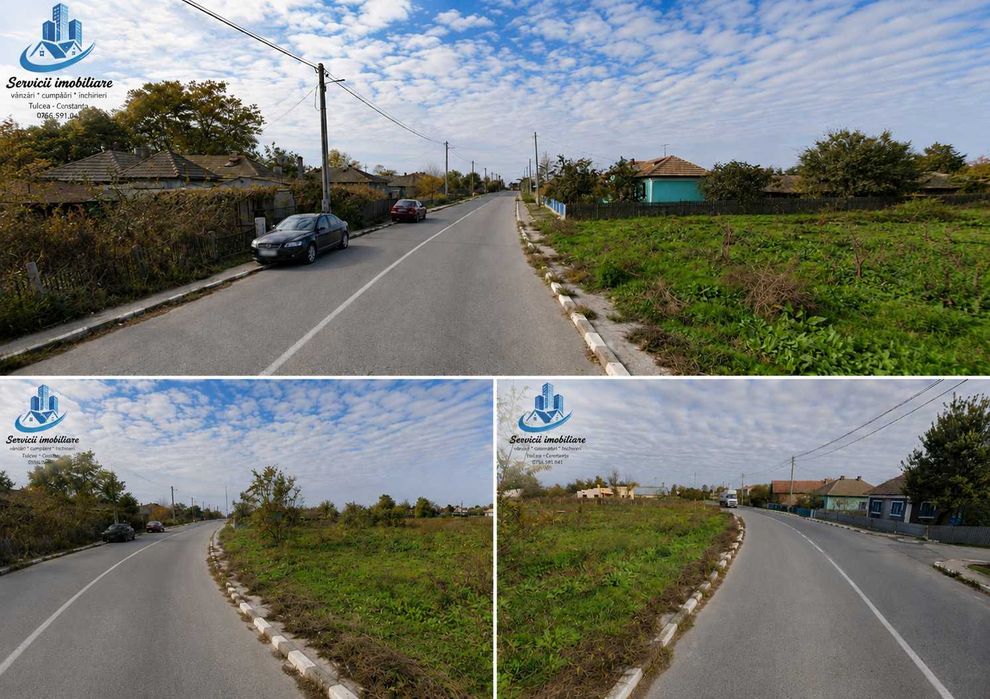 Teren intravilan 400 mp de vânzare (6.000 Euro) Loc. Sarinasuf - Com. Murighiol, Jud. Tulcea