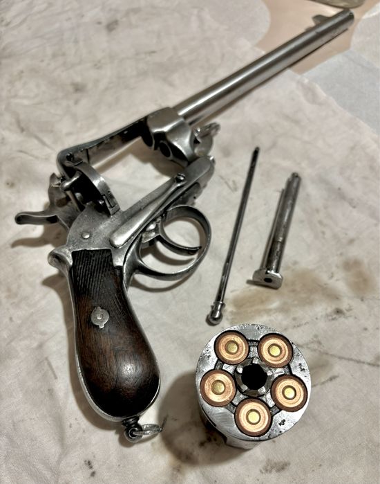 Австрийски револвер Гасер 1873 г. рядък модел, колекция оръжие, пищов