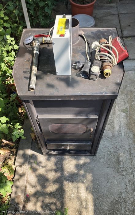 Камина с водна риза 25kw