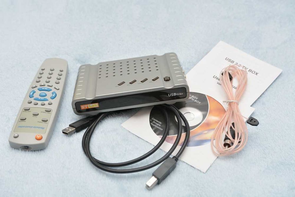 Tv tuner USB ST Lab - cu telecomanda, FM, nou, nefolosit