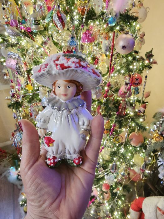 Часы елочные игрушки посуда