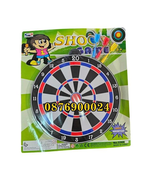 ПРОМО! Детски магнитен дартс за игра 28см 3 стрелички детска играчка