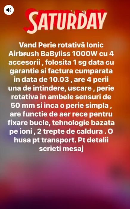 Vand perie rotativa