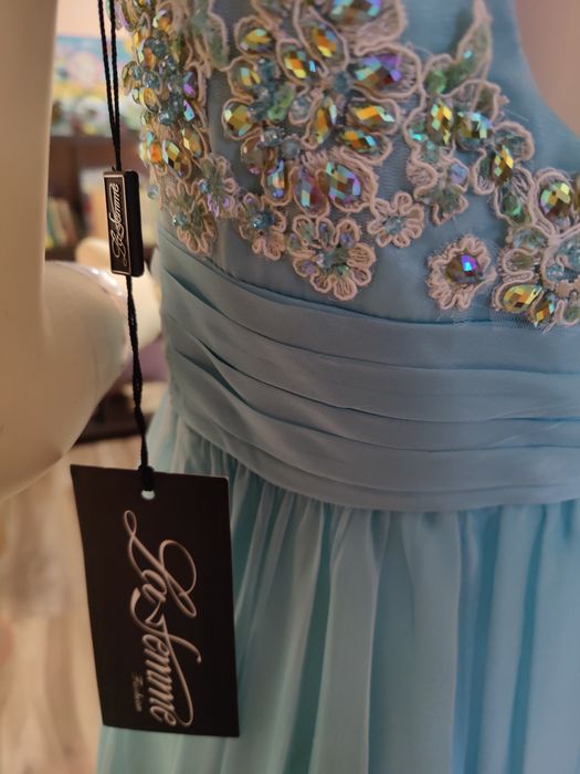 Rochie de Ocazie La Femme Paris/M/38 EU/Aqua(albastru deschis)