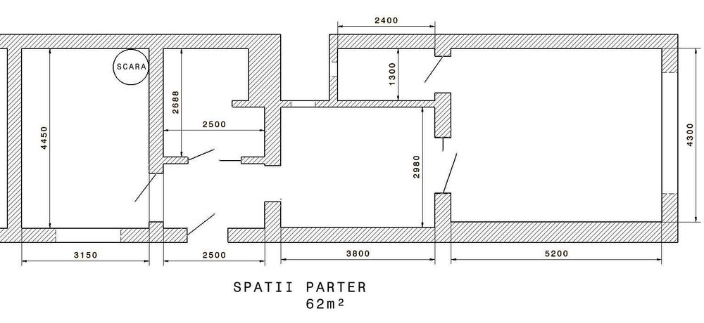 Apartament cu 7 camere pe 2 nivele + o garsoniera