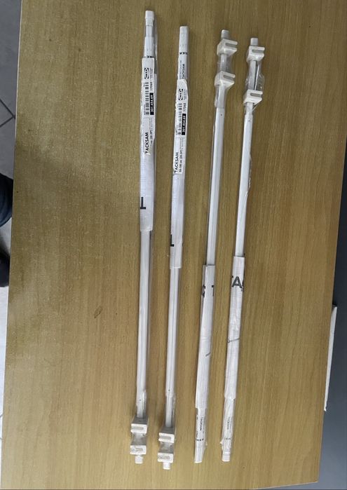 Tringă ganistră ,4 șine  pentru perdea
