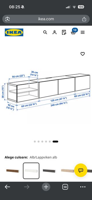 Vând consola Tv Ikea