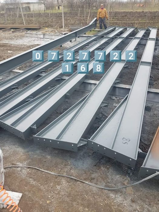 Ferme , hale complete cu panouri sandwich,  structuri metalice complet