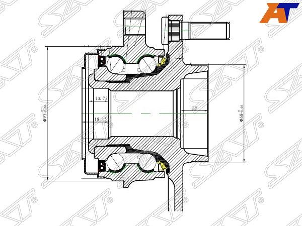 Ступичный узел Nissan Maxima