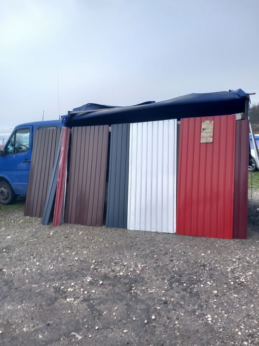Vând tabla cutată zincata și color diferite grosimi