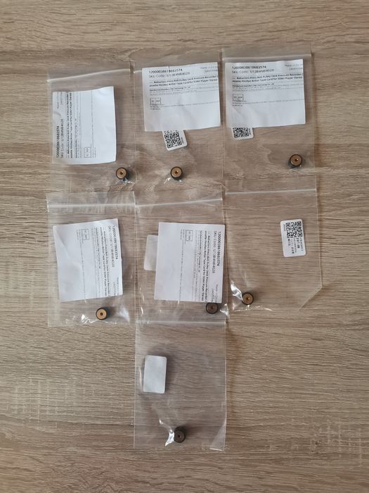 Тонролки 13x8x2 и 11х8х2 и зъбчатки за касетен дек Sony