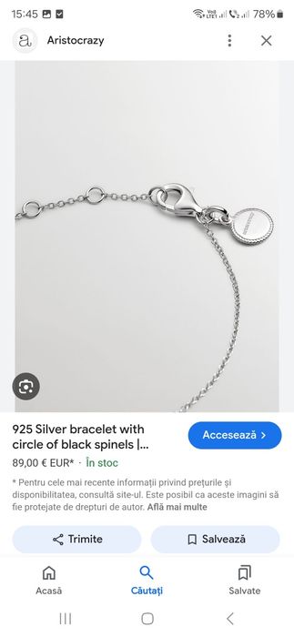 Brățară argint Aristocrazy