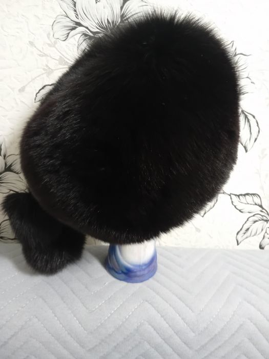 Женская песцовая шапка