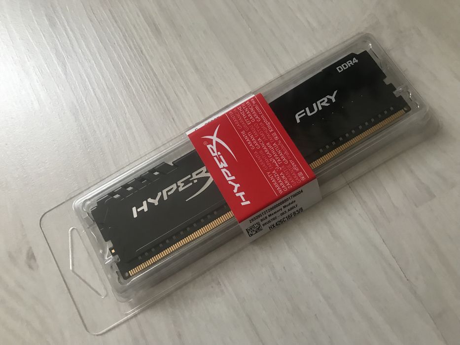 озу ddr4 8 gb hyperx fury одна плашка
