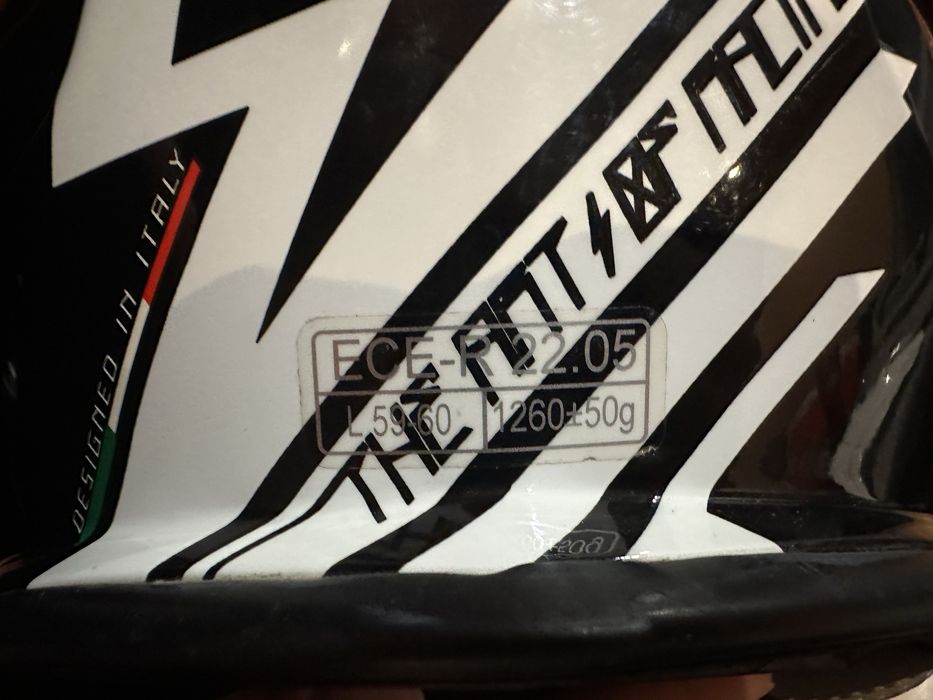 Каска за кросов мотор с очила