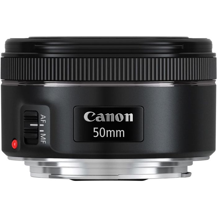 Canon EF 50mm Obiectiv Foto DSLR F1.8 STM și adaptor EF EFM